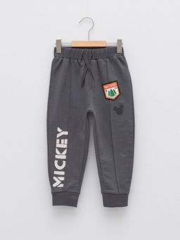 Beli Lastikli Mickey Mouse Bask?l? Erkek Bebek Jogger E?ofman Alt