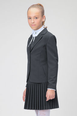 Синий школьный жакет для девочки Инфанта, модель 0701 фото 9