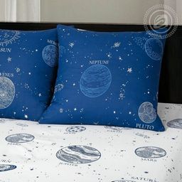 Постельное белье - Бязь Гравитация (АД) 2-спальный с Евро простыней (молния) - Luteks фото 4