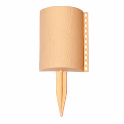 Декоративный заборчик Брёвнышко, бежевый