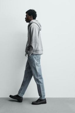 JEANS SLIM TAPERED FIT / Azul medio - Zara фото 6