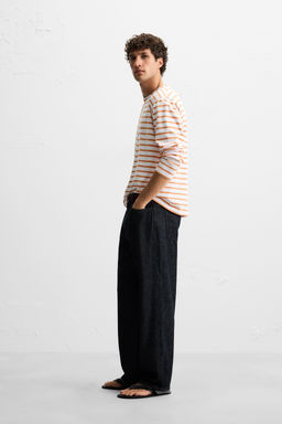 STRIPED JACQUARD T-SHIRT - Zara фото 4