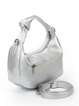 LACCOMA сумка Офелия-Y2005-серебристый эко кожа хлопок фото 4