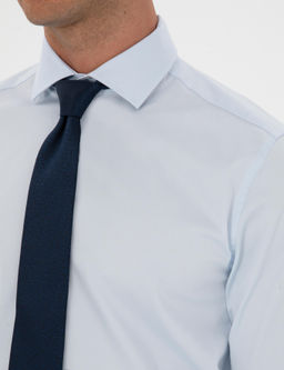 A__k Mavi Slim Fit Uzun Kollu G_mlek - Pierre cardin фото 7
