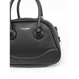 Сумка женская искусственная кожа DJ-CM 6966-BLACK, 1отд, плечевой ремень, черный SALE 261520 - Adelia фото 4