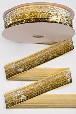 Лента с люрексом 3,8 см*20 ярд (SF-7318) мультиколор №33