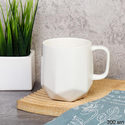 Кружка 300 мл. с гранями арт. DR-1028, 751275,