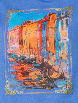 VILATTE / Футболка из премиального хлопка с авторским принтом  фото 2