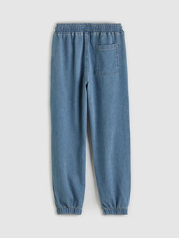 Beli Lastikli Erkek ?ocuk Jogger Jean Pantolon