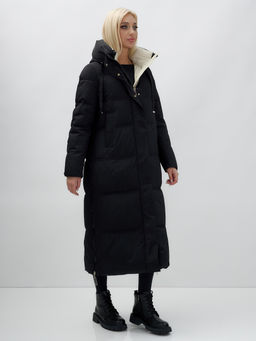 Пальто зимнее MTFORCE 9625Ch женское черное утеплитель 270 г/м²  фото 4