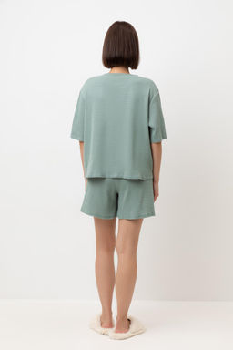 Е 20149/сухой зеленый пижама жен