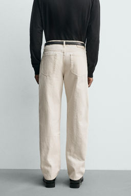 JEANS STRAIGHT FIT / Blanco roto - Zara фото 12
