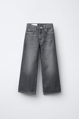 WIDE-LEG JEANS WITH RHINESTONES