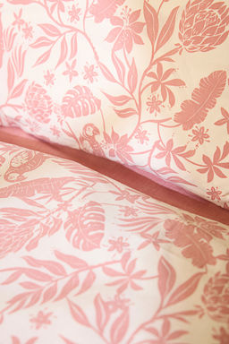 Trendyolmilla Home Pembe Pamuk Polyester Kar?s?ml? Cicek Desenli Tek Kisilik Nevresim Tak?m? 160x220cm TPHSS25TKN00003  фото 3