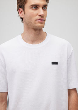 Mavi Black Siyah Dokulu Basic Tisort