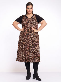 Сарафан леопардовый SA22507LEO18