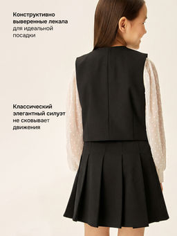 Жилет 9ш72626 черный - Nikastyle фото 3