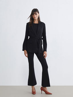 Beli Lastikli ?spanyol Pa?a Kad?n Pantolon