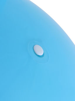 Мяч - прыгун с рожками «Львенок», d=45 см, голубой