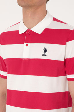 Erkek Regular Fit Vi_ne Polo Yaka _izgili Ti__rt Sepette S_rpriz _ndirim - U.s. polo assn фото 7