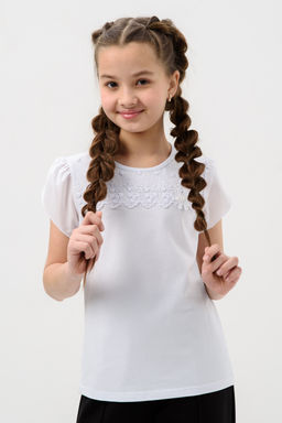 Мимоза блузка детская кор. рукав