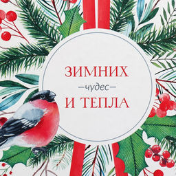 Коробка новогодняя подарочная «Зимних чудес», 26×26×14 см