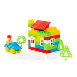 Конструктор Строитель (92 элемента) (в пакете) - Полесье фото 4