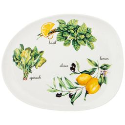 ТАРЕЛКА ОБЕДЕННАЯ LEFARD СЕКРЕТНЫЕ ИНГРЕДИЕНТЫ 27,5*22,5*2,5 СМ