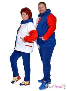 Толстовка Модель №1437 размеры 44-84 - Plusmoda фото 12