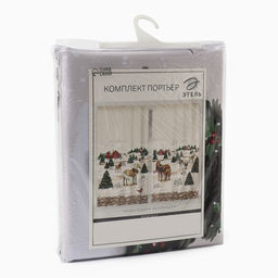 Шторы Этель Winter ranc, 145?260 см, 2 шт., 140 г/м?