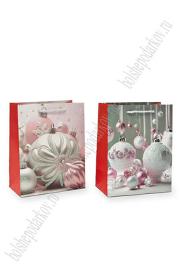 Пакет Новогодний 18*23*10 см (12 шт) SF-7568, микс №32 - Больше подарков фото 2