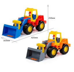 Трактор-погрузчик "Техник" (36988) в сеточке 42,5*21см, Полесье