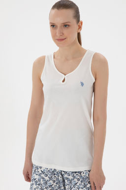 Kad_n Ekru Pijama Tak_m_ Sepette S_rpriz _ndirim - U.s. polo assn фото 3