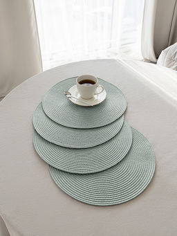 Набор салфеток сервировочных D32, 4 штуки изумрудный полипропилен