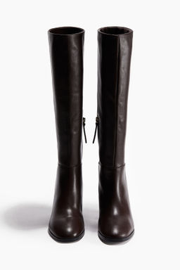 Botas de piel a la rodilla - H&m фото 4