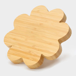 Менажница Доляна Цветок, 19.5?19.5 см, 4 секции, бамбук