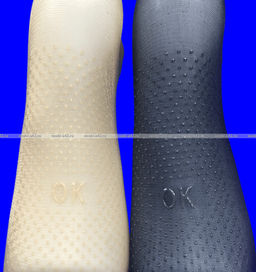 Цена за 10 пар. Носки капрон женские с "тормозами" бежевые