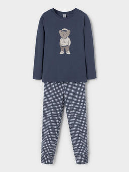 К 1606/грозовая туча,маленькая клеточка пижама дет