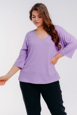 Футболка женская из вискозы Марина лила - Амадэль фото 13