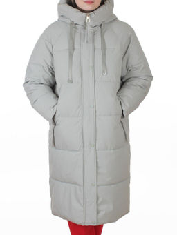24-802 LT. OLIVE Пальто зимнее женское (200 гр. холлофайбер)