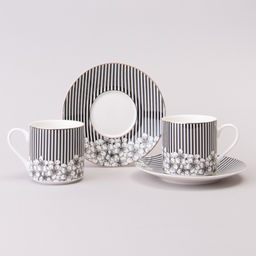 КОФЕЙНЫЙ НАБОР LEFARD TOP STYLE НА 2 ПЕР. 4 ПР. 180 МЛ