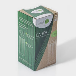 Банка для сыпучих продуктов BellaTenero Эко, 1.3 л, 1020.5 см, с бамбуковой крышкой, стекло  фото 6