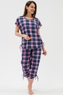 Костюм женский из футболки и брюк из кулирки Крым розовый - Амадэль фото 4