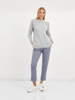 брюки женские укороченные прямого кроя