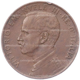 Монета 2 чентезимо 1917 года Италия