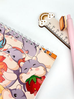 Скетчбук "Хомячки" 14х20 см, плотность 100 гр