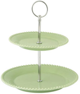 Ваза двухъярусная Tiffany, зелёная, 21 см - Easy life фото 5