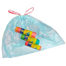 Мешки для мусора 35 л, с завязками, ПНД 10 мкм, рулон 15 шт. (Мульти-Пласт 2000)