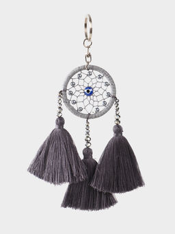 Брелок «Ловец снов», 17 см, серый