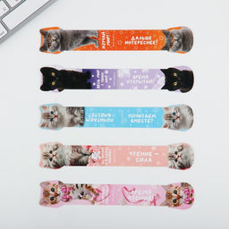 Закладка картон набор 5 шт , объемная Открывай мир знаний - Artfox фото 3